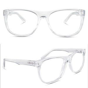 SG00839 2 Clear Lens Glasses Rectangle Frame Transparent Fashion Eyewear UV 400